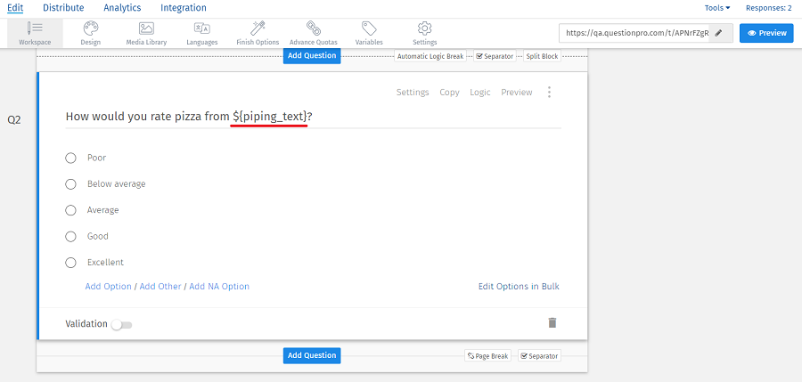Survey Software Help Image